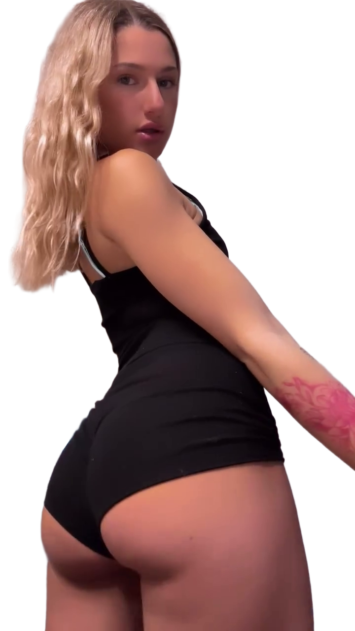 A ScrollTok creator posing